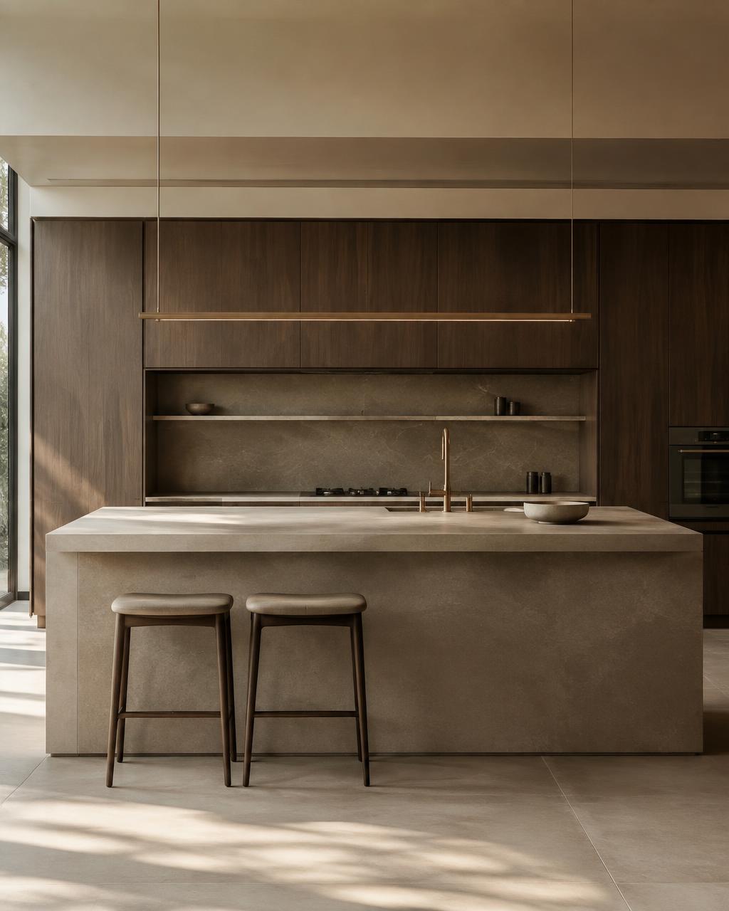 Cucine: ergonomia, materia, continuità