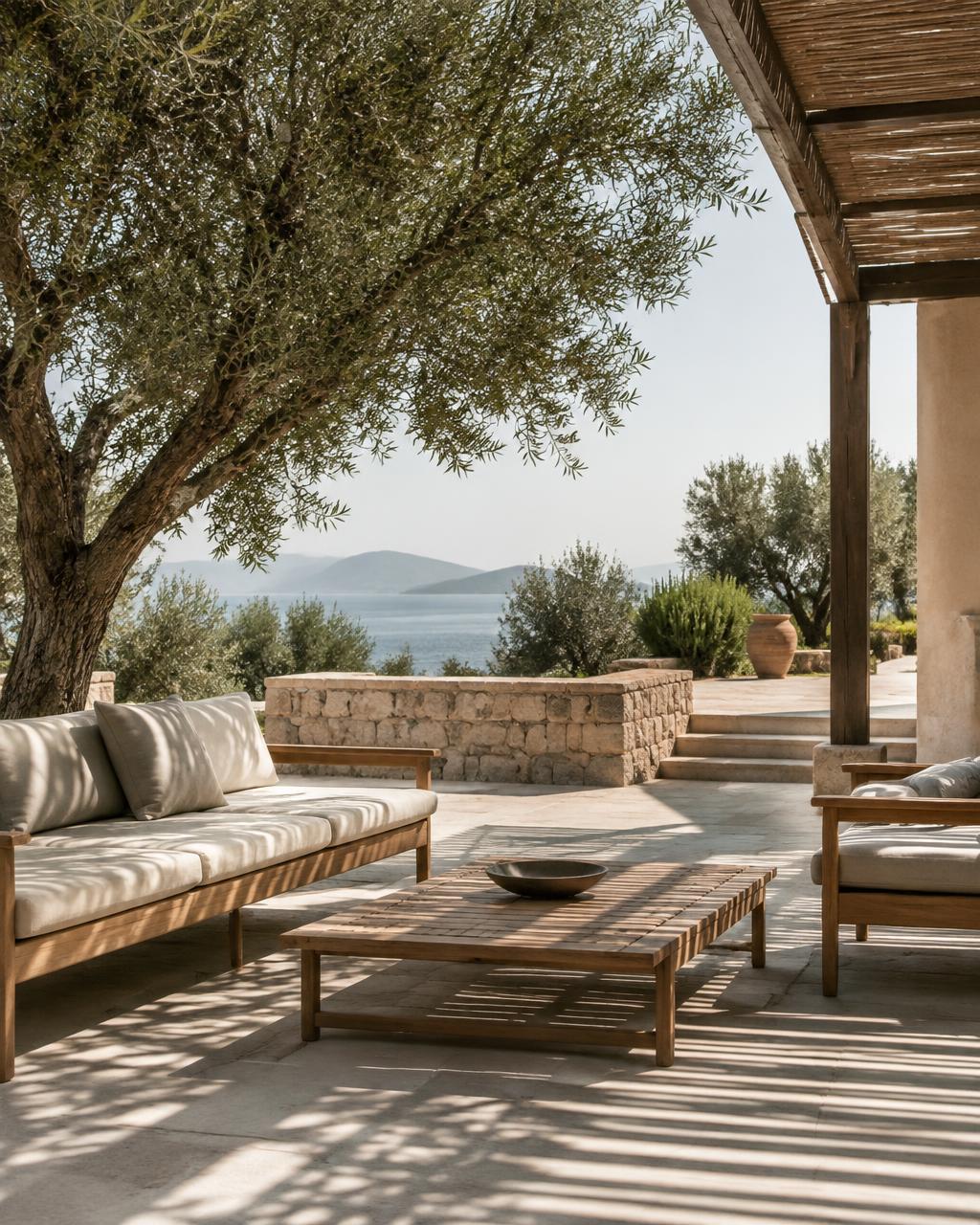 Outdoor: ombra, materiali, continuità